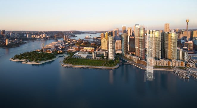 barangaroo sydney - artist impression - june 2012